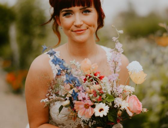 Summer Garden Wedding Bridal Shoot