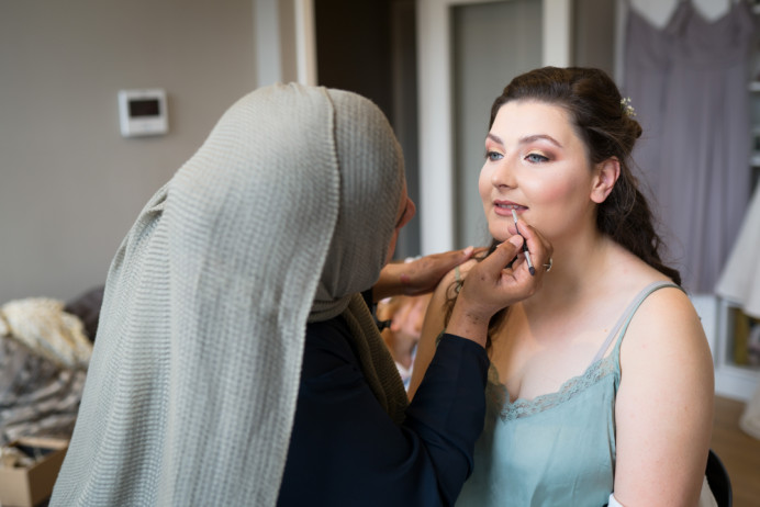 - Make Me Bridal Artist: Mehwish Saqib Hair and Makeup. Photography by: Martin Price Photo. #naturalbride