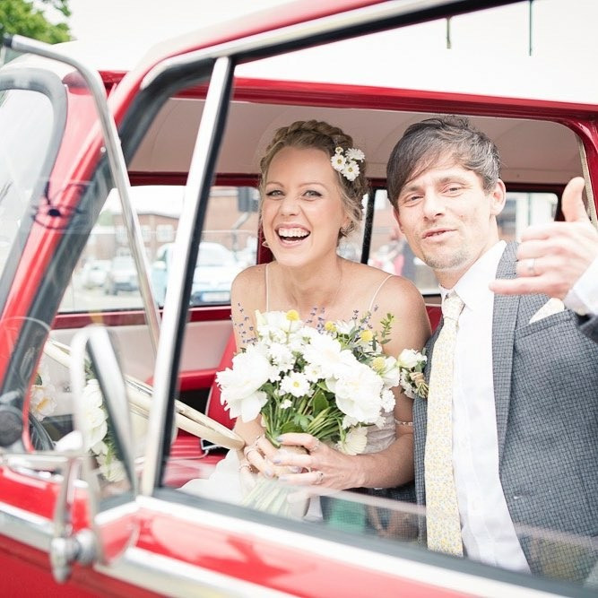 I love this photo. Amy and her husband look so happy!
I can imagine it was a super fun wedding with a bohemian feel! - Make Me Bridal Artist: PosiTIVEYly Peachy Makeup, Beauty, Health . Photography by: Joe and Charlotte - Creative Studio. #boho #pretty #natural #prettymakeup #softmakeup #softtones