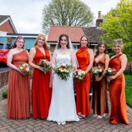Bride and bridesmaids - Photography by: Myself. #naturalmakeup