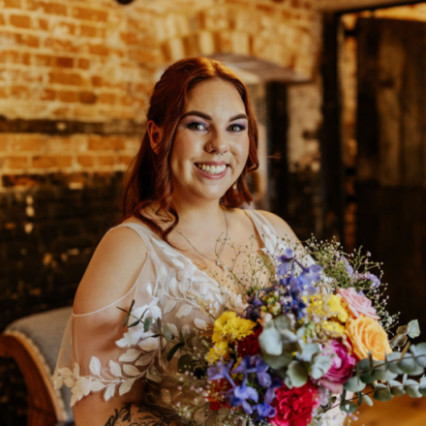 Vegan bride getting ready at Clock Barn, Hampshire - Photography by: Jodie Mitchell. #bohemian