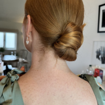 Sleek low bun - #sleek #sleekhair #lowbun