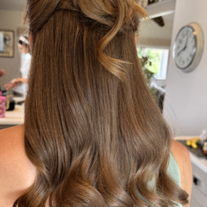  #boho #halfuphair #tousled #twistedupdo