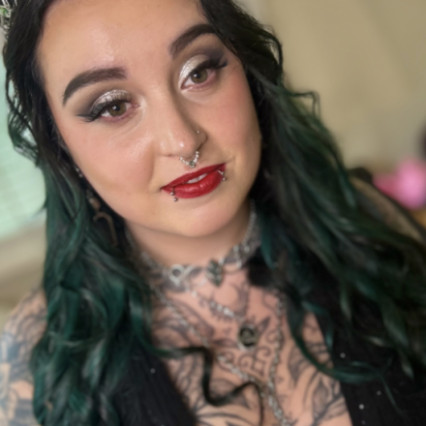 My gorgeous dark goddess Mollie all ready for her Till Death themed wedding! - Photography by: Na. #weddingmakeupartistdorset #glammakeup #alternative #gothic