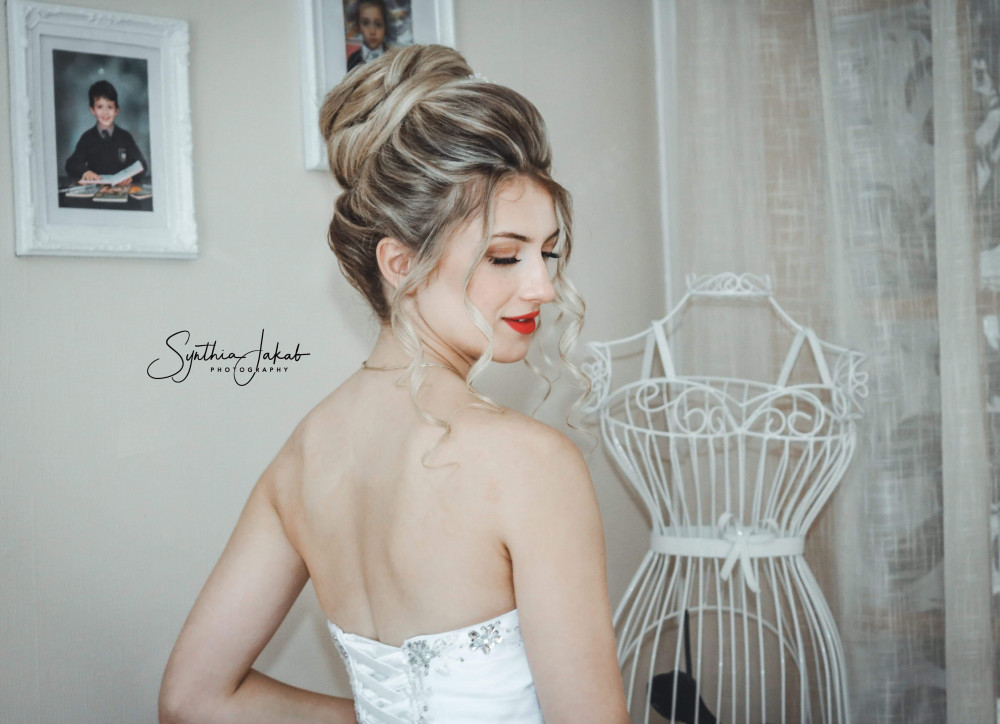  - Make Me Bridal Artist: Lily of the Valley hair design. Photography by: Synthia Jakab. #blonde #bridalhair #soft #elegant #hairup #weddinghair #bridalhairstylist