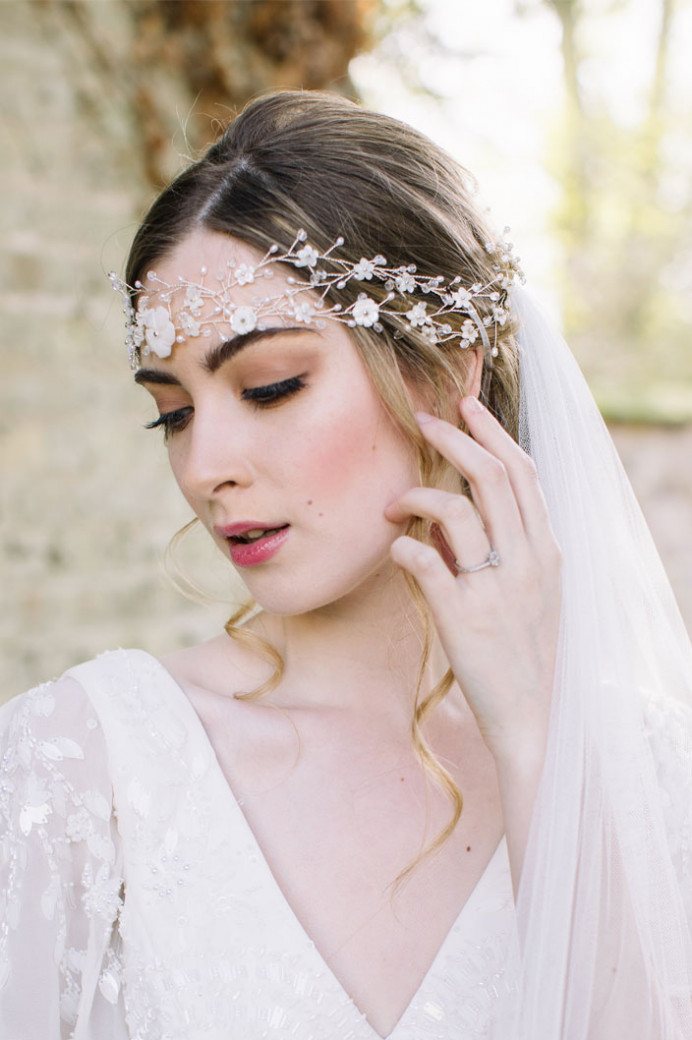 Featured on 'Brides Up North' blog - Make Me Bridal Artist: Julia Jeckell Hair and Make-up Artist. Photography by: Aden Preist. #bohemian #boho #hairvine #vintage