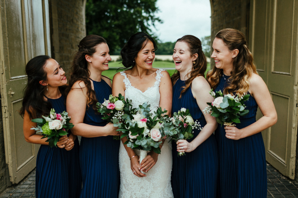 One of my favourite wedding ever, the bride was charming and full of life, naturally beautiful and all her maids where lovely as well. packed day with just me doing full hair and make up all round. Few! - Make Me Bridal Artist: Willow De La Roche. Photography by: Eneka Stewart. #naturalmakeup #bridalhair #romantichairup