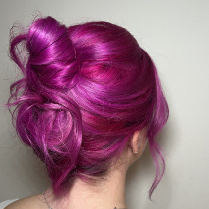  #updo #colourful #alternative #twistedupdo