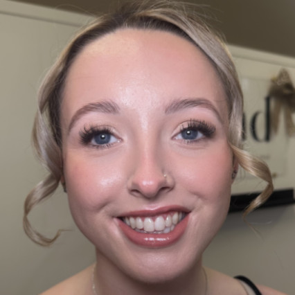 fresh faced, soft glam - #glamorous #glow #lashes #freshfaced #smokeyeyes