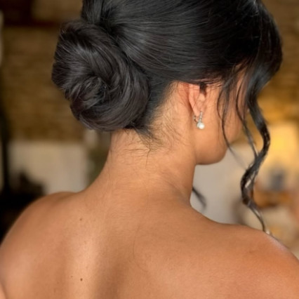 Bridal low bun - #lowbun