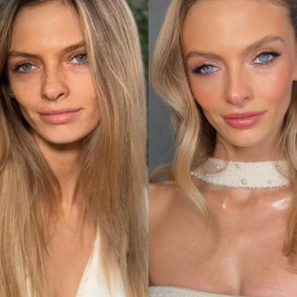 Bridal makeup and half up - #softglam