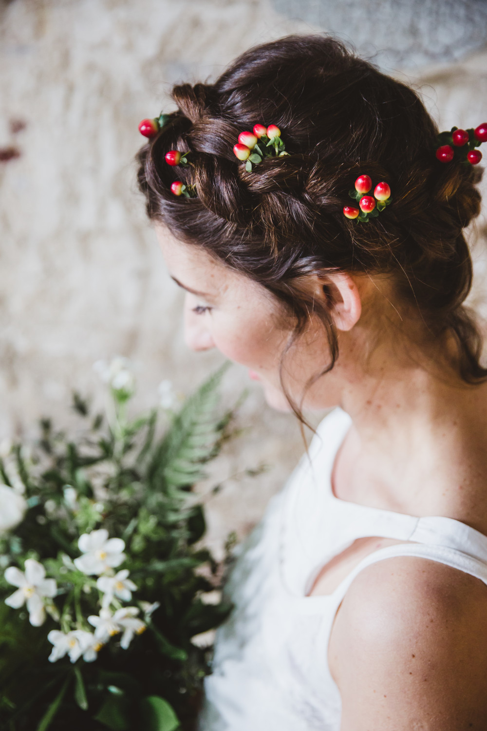 - Make Me Bridal Artist: Bridal Hairstylist Moira Borg. Photography by: Cristina. #flowercrown