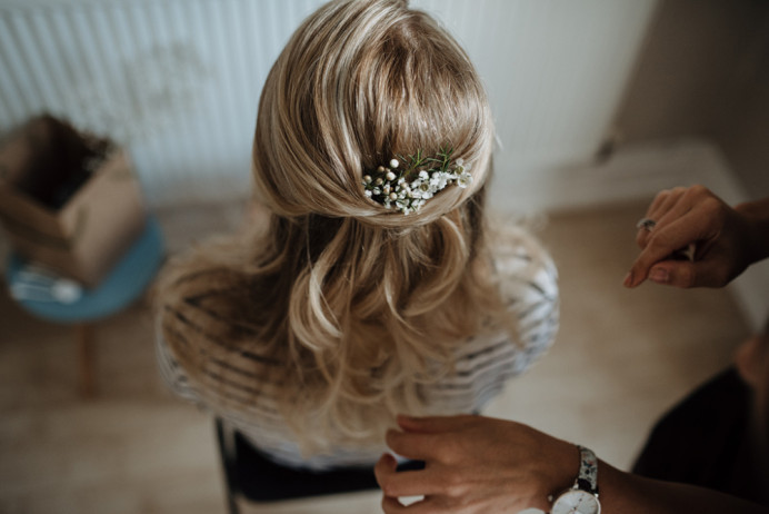 - Make Me Bridal Artist: Bridal Hairstylist Moira Borg. Photography by: Greg. #bohemian