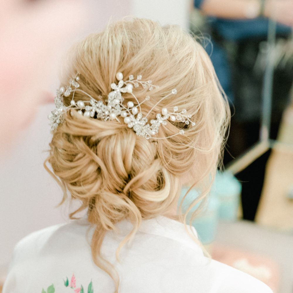  - Make Me Bridal Artist: Michelle Walker Hair. Photography by: Hayley Jayne Photography. #bride #modernbride #weddinghairessex #updo #essexbride #essexwedding #texturedupdo #bridalhairessex