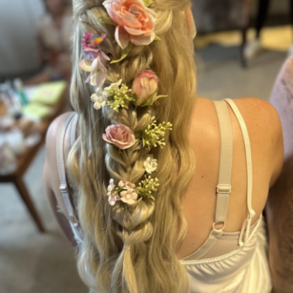  #bridalhair #bohohair