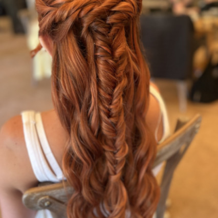  #boho #bridalhair #bridesmaidhair