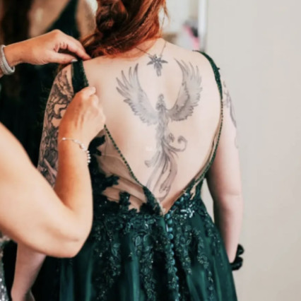 Featured portfolio item for bridal styling by Reahannah