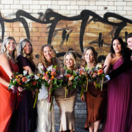 Boho inspired, natural curls on the lovely Bex Along with hair ups for her stunning bridal party! - #bohemian #curls #bohobride #curlyupdo #naturalhair #curlyhair