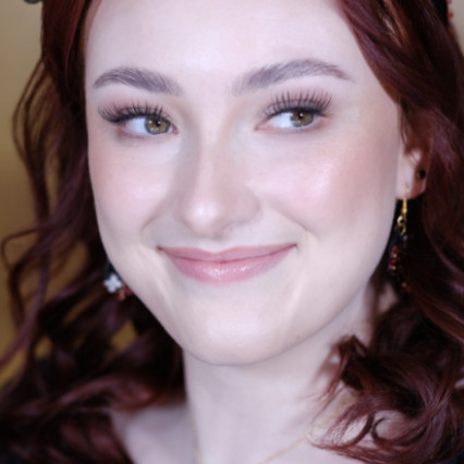 I absolutely love her Snow White–like complexion , beautifully porcelain and naturally radiant. She embraces her fair skin, and it suits her perfectly. - Photography by: Lourdgene Howes. #alternative #softmakeup #alternativebride