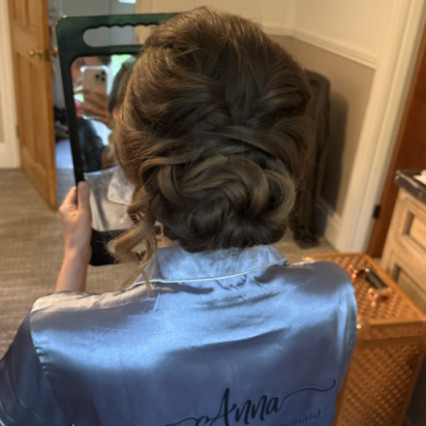  #bridesmaidhair #bridalhairstylist