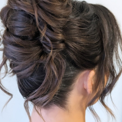  #brunette #dorsethair #eleganthighupdo