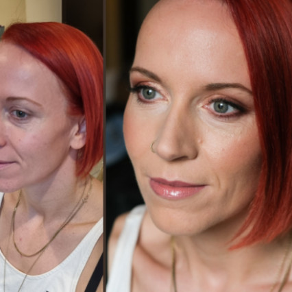  #redhead #surreymakeupartist #beforeandafter