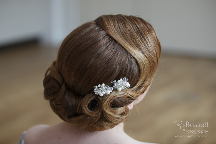 Classic Vintage styling - Make Me Bridal Artist: Beautiful Hair 4 Weddings. Photography by: David Bland. #classic #vintage #hairup