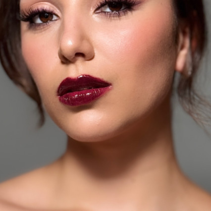 Berry toned makeup - #berrylip