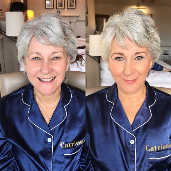 A before and after. - Make Me Bridal Artist: Sabina Ventriglia Makeup Artist. Photography by: NA. #naturalmakeup #weddingmorning #bridalmakeup #makeupartist #bridalparty