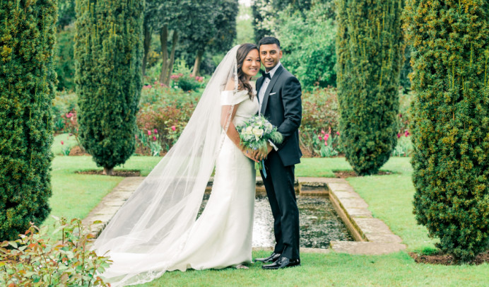 Katherine and Afzal's wedding at Eltham Palace. - Make Me Bridal Artist: Butterfly Hair & Makeup. Photography by: Gyan Gurung. #classic