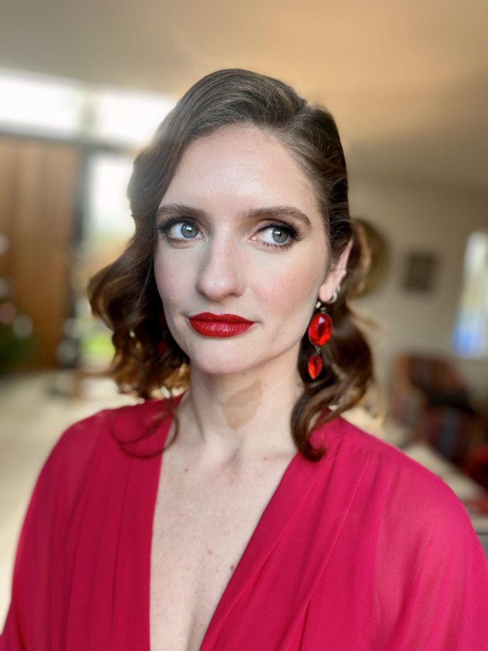 - Make Me Bridal Artist: Stephanie Graham Vegan & Cruelty-Free Makeup Artist. Photography by: Stephanie Graham. #naturalmakeup #bridalmakeup #redlip #glam #glambride #glamorous
