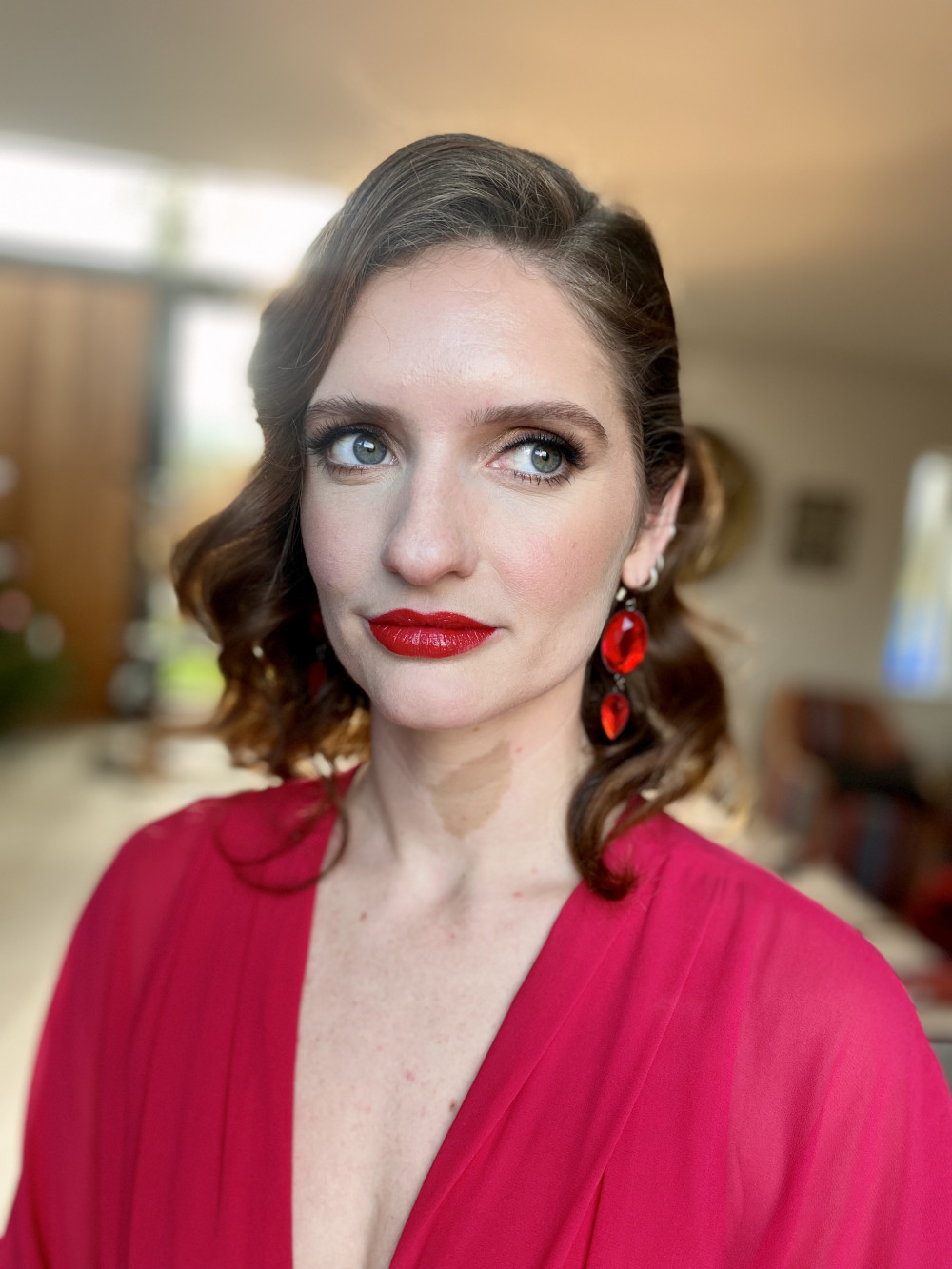 - Make Me Bridal Artist: Stephanie Graham Vegan & Cruelty-Free Makeup Artist. Photography by: Stephanie Graham. #naturalmakeup #bridalmakeup #redlip #glam #glambride #glamorous