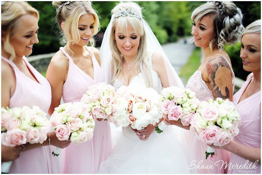 Stacey and her bridesmaids - Make Me Bridal Artist: Make Up By Kirstie . Photography by: Shaun Meredith . #curls #blonde #bridalmakeup