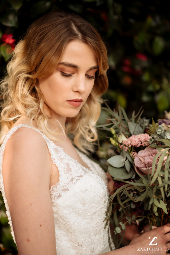 Relaxed boho loose bridal hair and soft natural makeup by Abigail M - Make Me Bridal Artist: Abigail M Makeup Artistry. Photography by: Zaki Charles. #bohemian #naturalmakeup #weddinghairandmakeup #bohobride #bridalmakeup #bride #boho #bohohair #hairdown #crueltyfreebride #cruetlyfreemakeup #luxurywedding #luxurymakeup