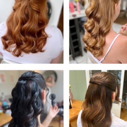  #halfuphair #bridalhair #weddinghair #bridesmaidhair